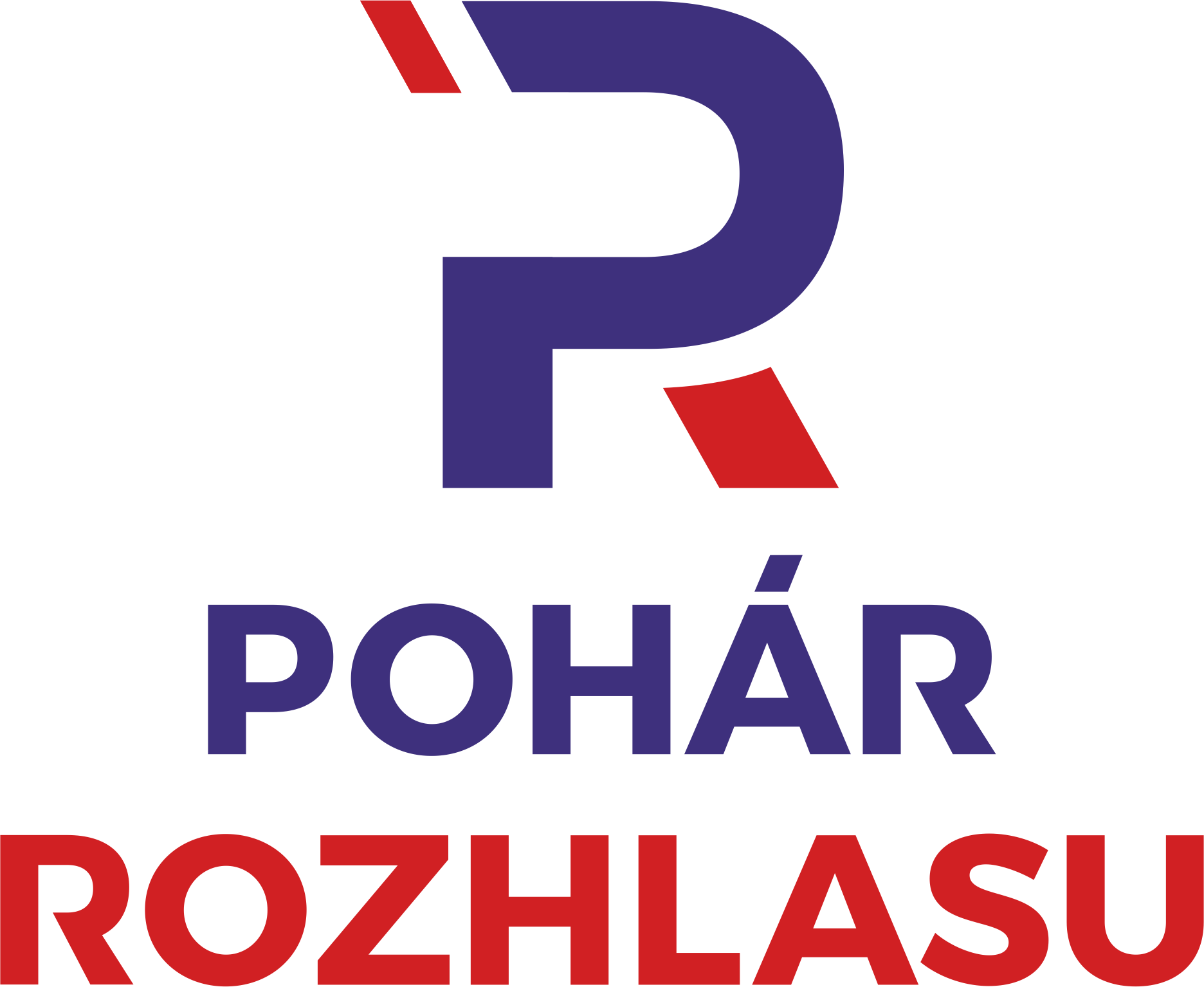 LOGO POHAR ROZHLASU vertical RED